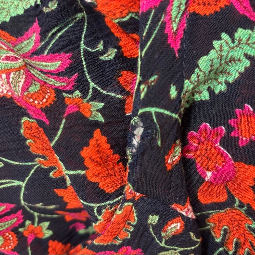 Bohemian Floral Print Tunic | 3/4 Sleeve | Relaxed Fit - Picture 6 of 7